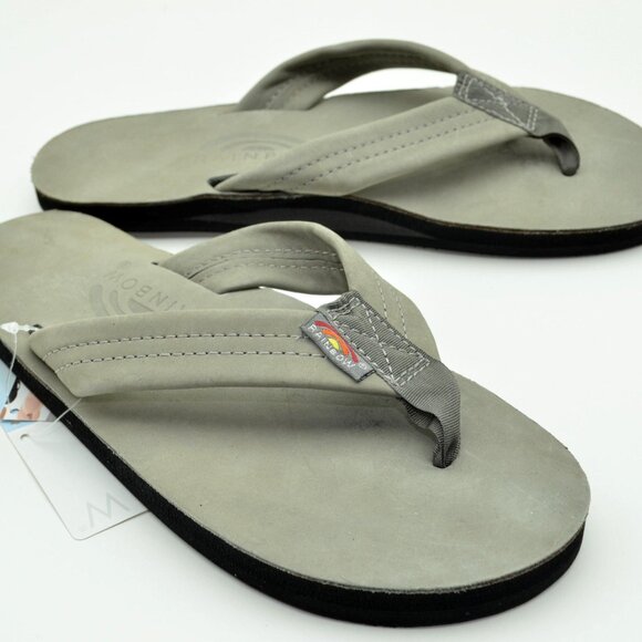 Rainbow Women's Sandal Wide Strap Single Layer 301 ALTS_GREY - Picture 1 of 1